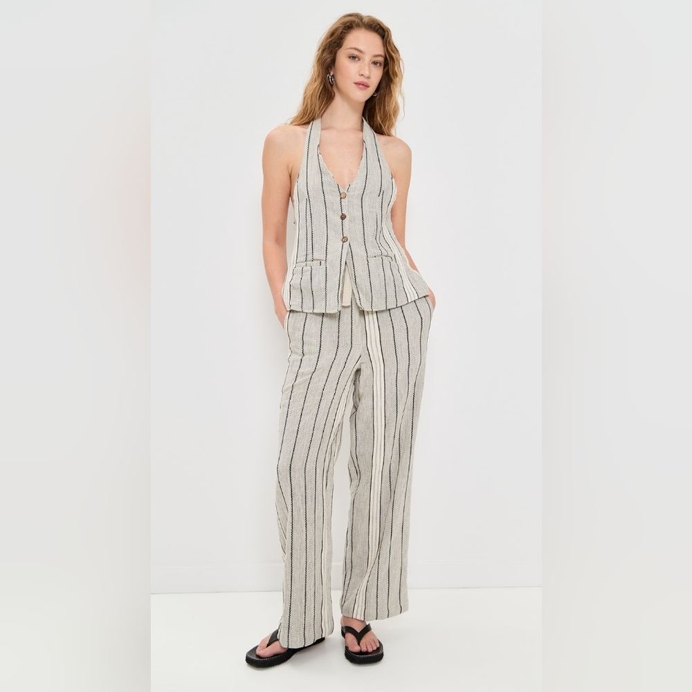 LAST ONE! Free People Take Me To Paris Striped Two Piece Set NWOT